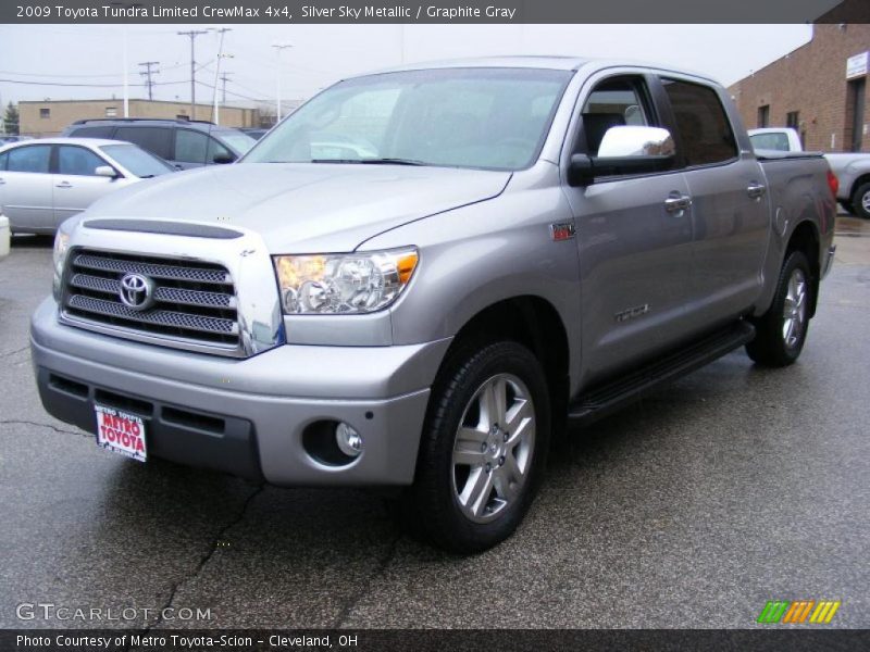 Silver Sky Metallic / Graphite Gray 2009 Toyota Tundra Limited CrewMax 4x4