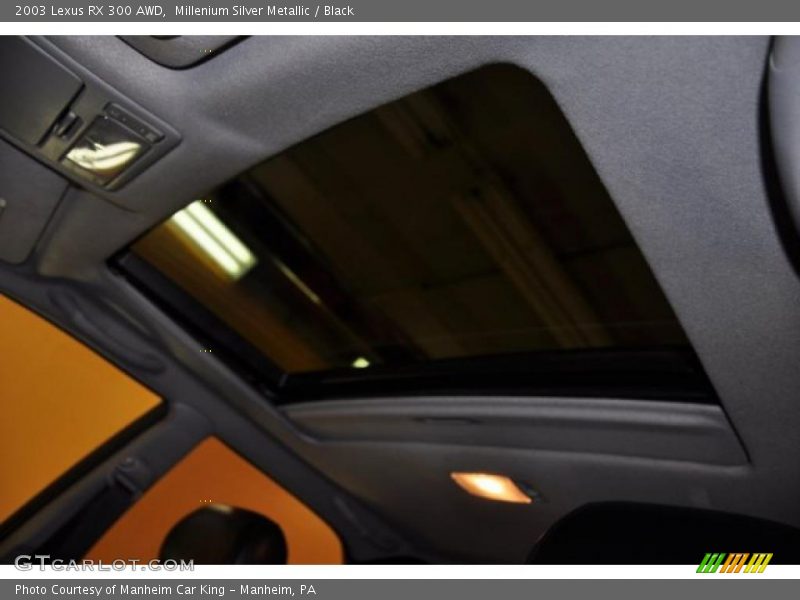 Millenium Silver Metallic / Black 2003 Lexus RX 300 AWD