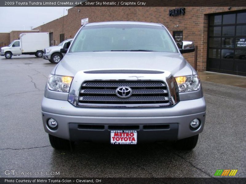 Silver Sky Metallic / Graphite Gray 2009 Toyota Tundra Limited CrewMax 4x4