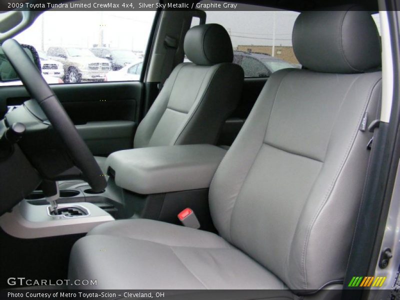  2009 Tundra Limited CrewMax 4x4 Graphite Gray Interior