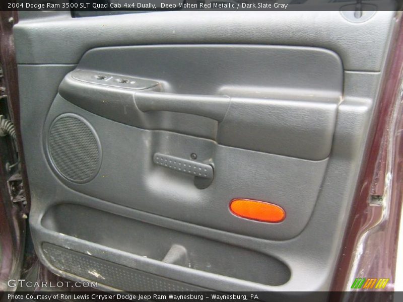 Deep Molten Red Metallic / Dark Slate Gray 2004 Dodge Ram 3500 SLT Quad Cab 4x4 Dually
