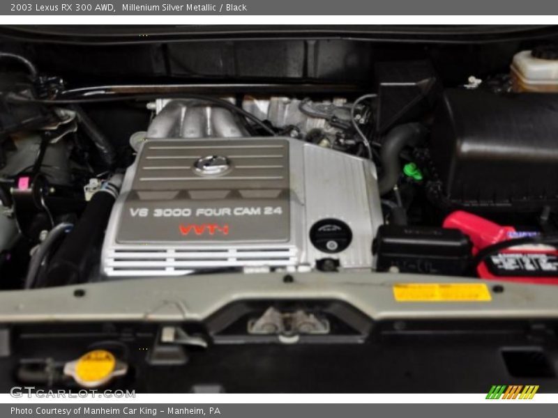 Millenium Silver Metallic / Black 2003 Lexus RX 300 AWD