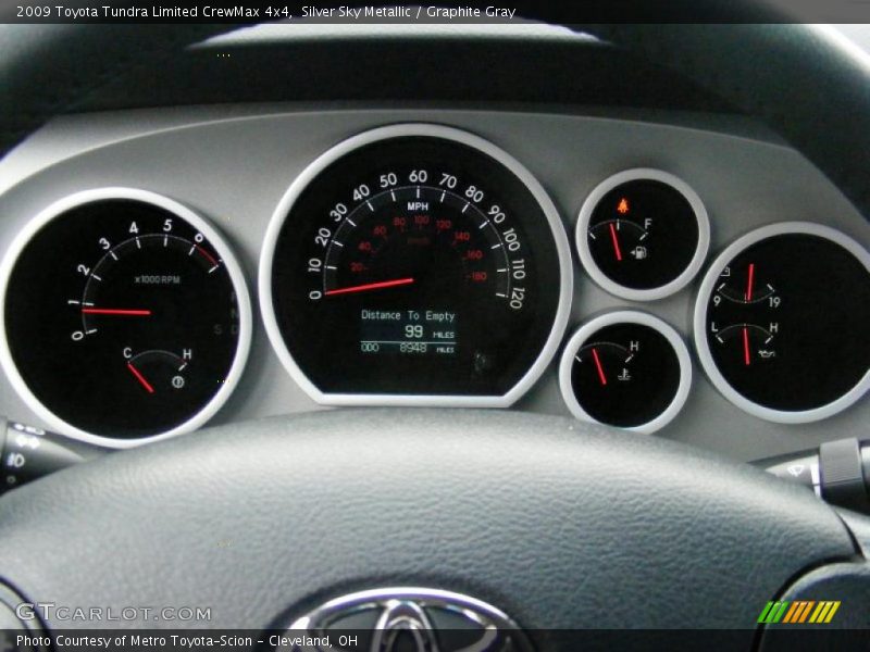  2009 Tundra Limited CrewMax 4x4 Limited CrewMax 4x4 Gauges