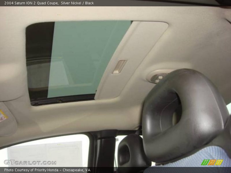 Silver Nickel / Black 2004 Saturn ION 2 Quad Coupe