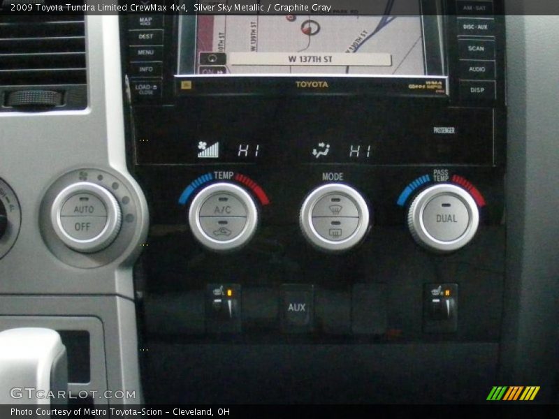 Controls of 2009 Tundra Limited CrewMax 4x4
