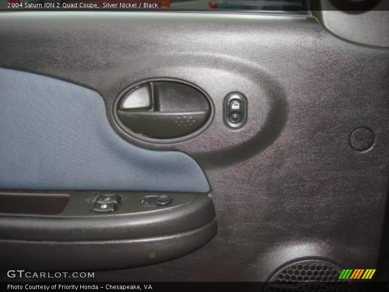Silver Nickel / Black 2004 Saturn ION 2 Quad Coupe