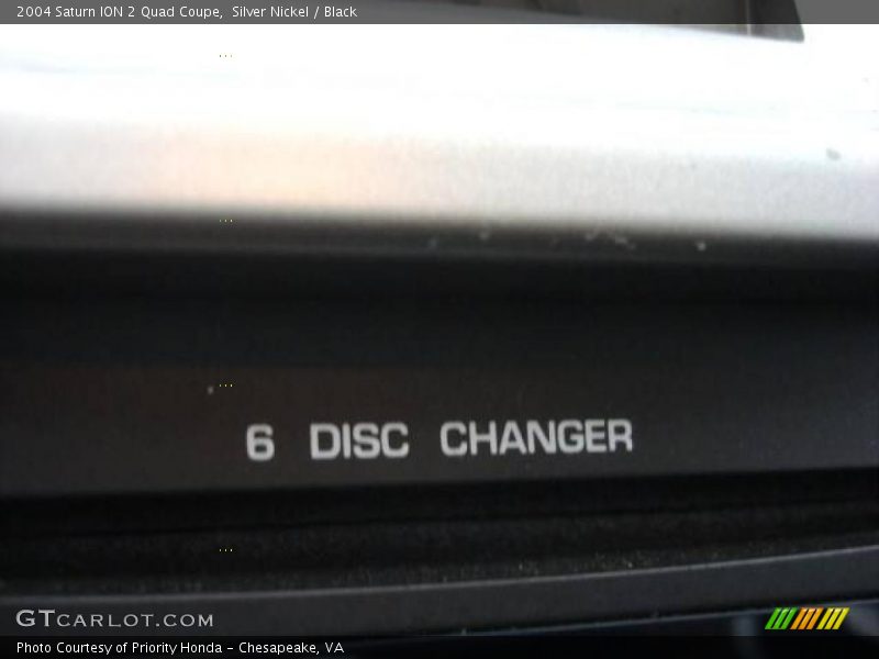 Silver Nickel / Black 2004 Saturn ION 2 Quad Coupe