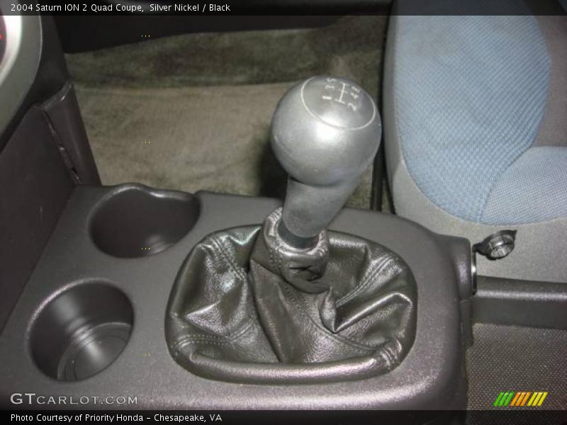 Silver Nickel / Black 2004 Saturn ION 2 Quad Coupe