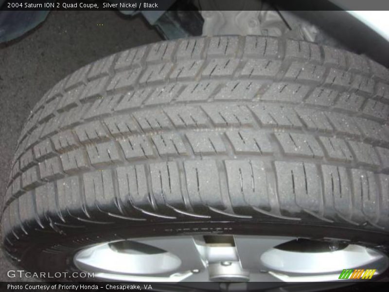 Silver Nickel / Black 2004 Saturn ION 2 Quad Coupe