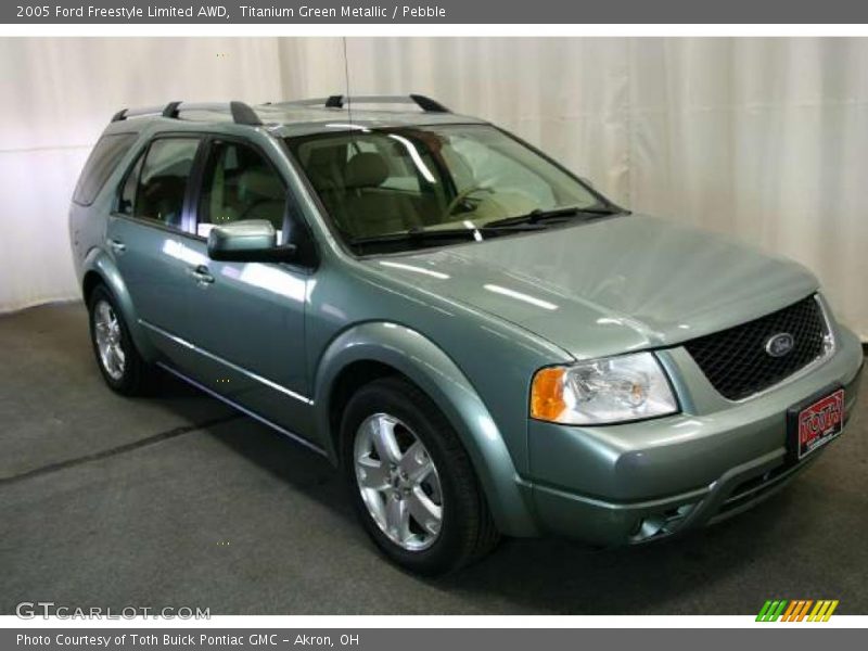 Titanium Green Metallic / Pebble 2005 Ford Freestyle Limited AWD