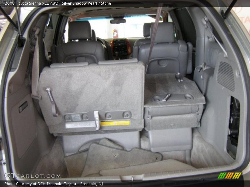 Silver Shadow Pearl / Stone 2008 Toyota Sienna XLE AWD