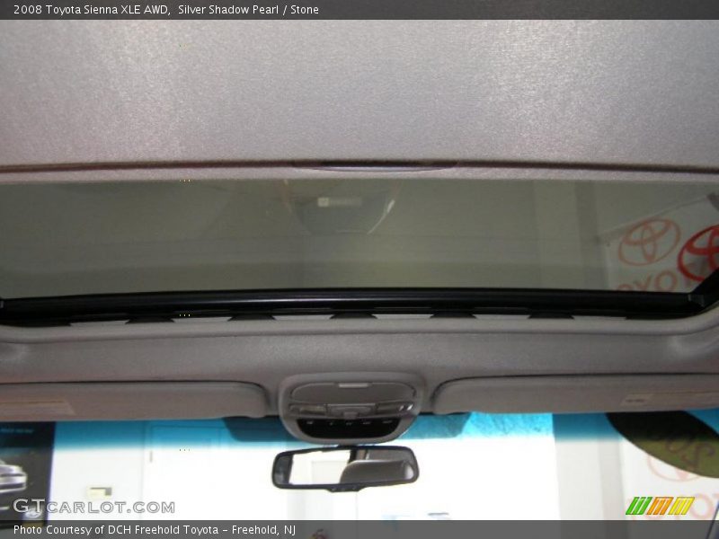 Silver Shadow Pearl / Stone 2008 Toyota Sienna XLE AWD