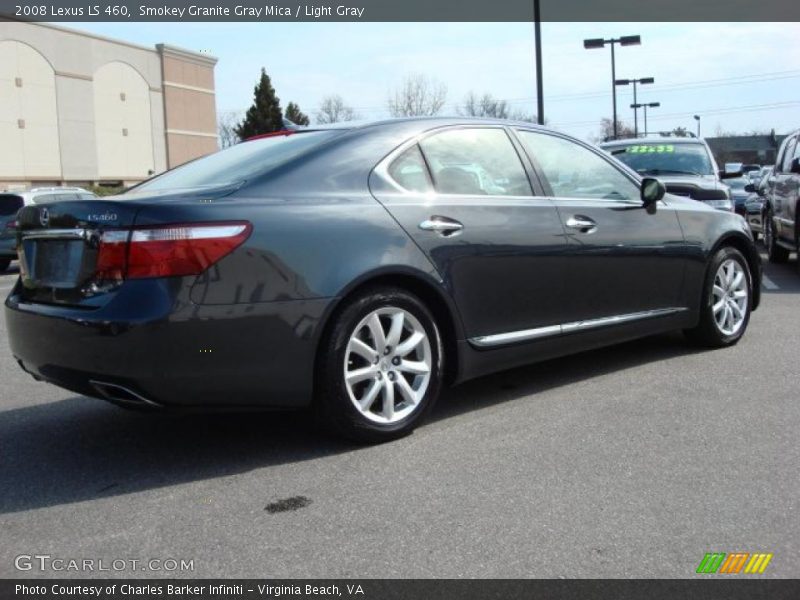 Smokey Granite Gray Mica / Light Gray 2008 Lexus LS 460
