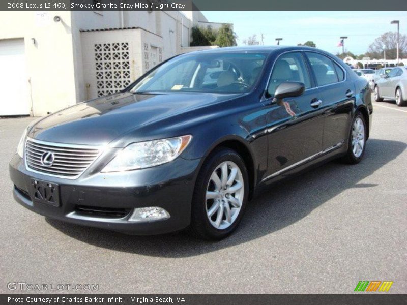 Smokey Granite Gray Mica / Light Gray 2008 Lexus LS 460