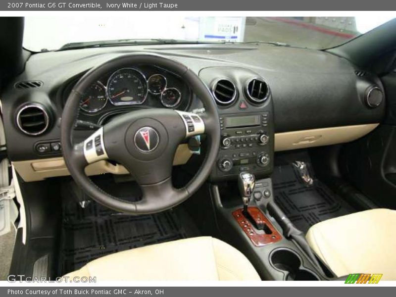Ivory White / Light Taupe 2007 Pontiac G6 GT Convertible