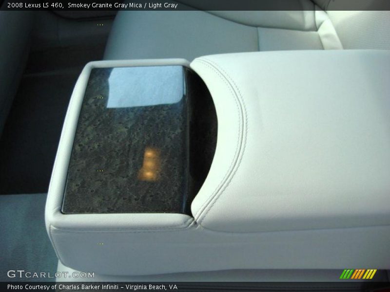 Smokey Granite Gray Mica / Light Gray 2008 Lexus LS 460