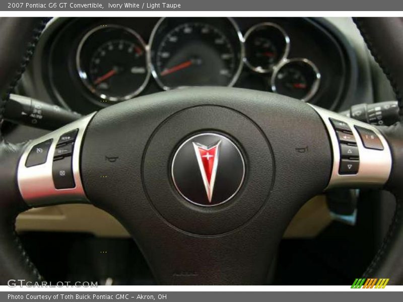 Ivory White / Light Taupe 2007 Pontiac G6 GT Convertible