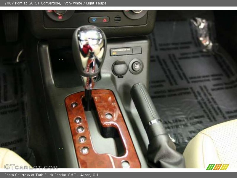 Ivory White / Light Taupe 2007 Pontiac G6 GT Convertible