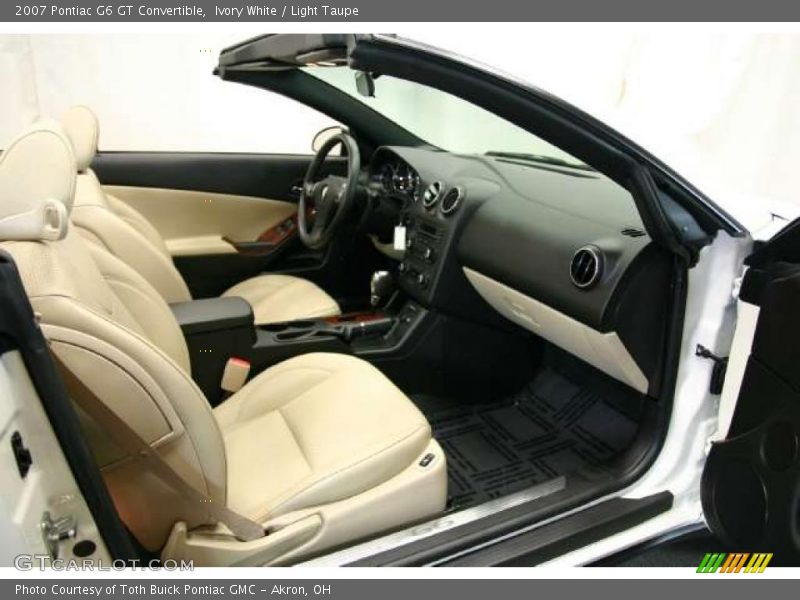 Ivory White / Light Taupe 2007 Pontiac G6 GT Convertible