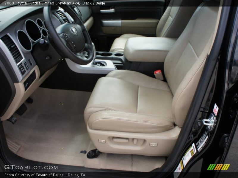  2008 Tundra Limited CrewMax 4x4 Beige Interior