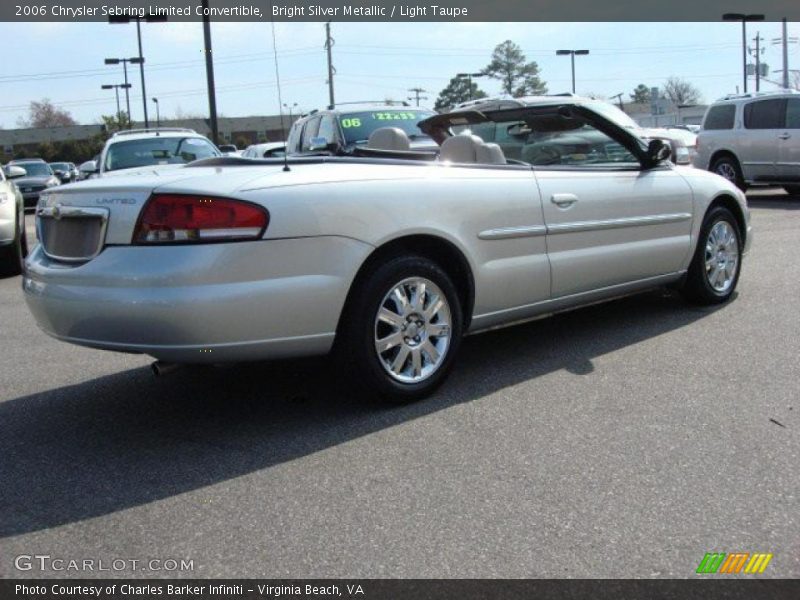 Bright Silver Metallic / Light Taupe 2006 Chrysler Sebring Limited Convertible