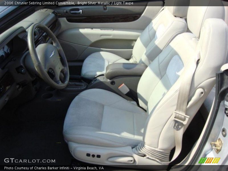  2006 Sebring Limited Convertible Light Taupe Interior