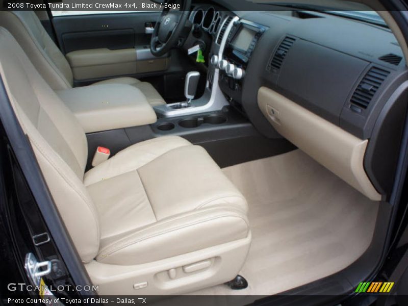  2008 Tundra Limited CrewMax 4x4 Beige Interior