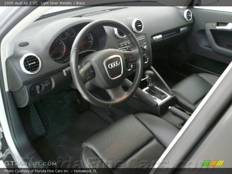 Light Silver Metallic / Black 2006 Audi A3 2.0T