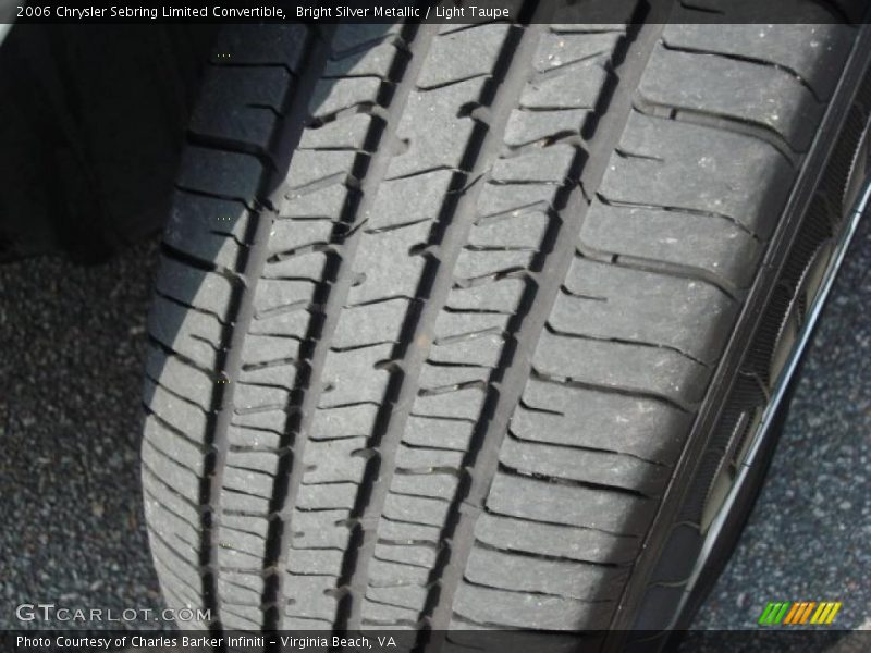 Bright Silver Metallic / Light Taupe 2006 Chrysler Sebring Limited Convertible