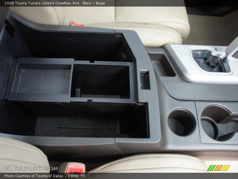 Black / Beige 2008 Toyota Tundra Limited CrewMax 4x4