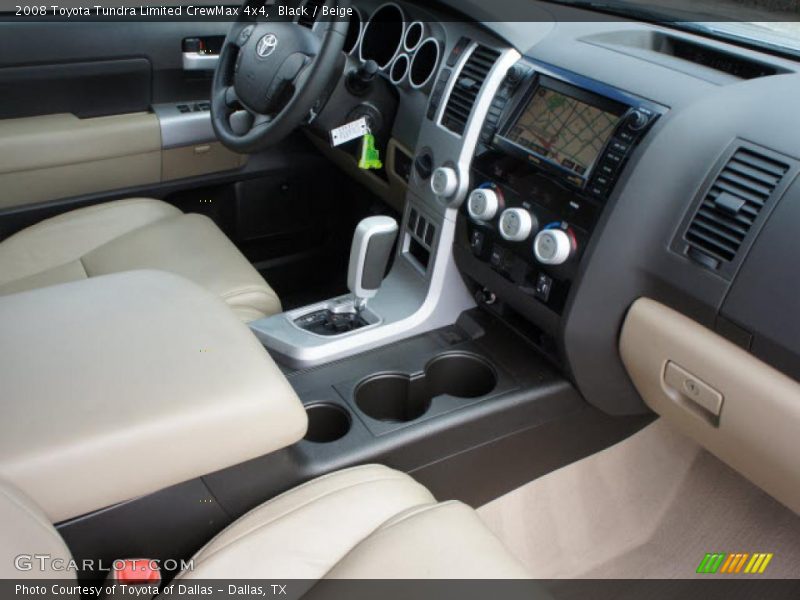 Black / Beige 2008 Toyota Tundra Limited CrewMax 4x4