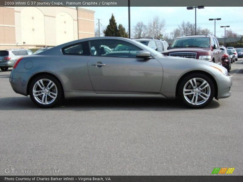 Platinum Graphite / Graphite 2009 Infiniti G 37 Journey Coupe