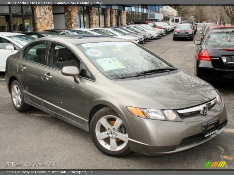  2008 Civic EX Sedan Galaxy Gray Metallic