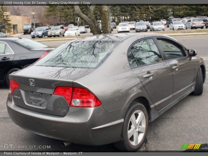 Galaxy Gray Metallic / Gray 2008 Honda Civic EX Sedan