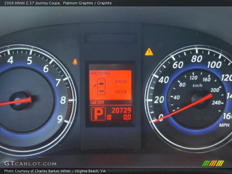 Platinum Graphite / Graphite 2009 Infiniti G 37 Journey Coupe