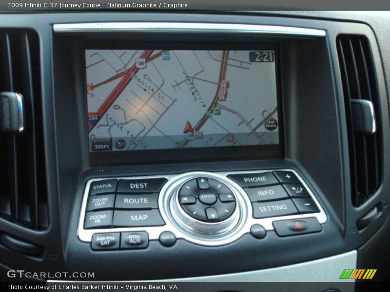 Navigation of 2009 G 37 Journey Coupe