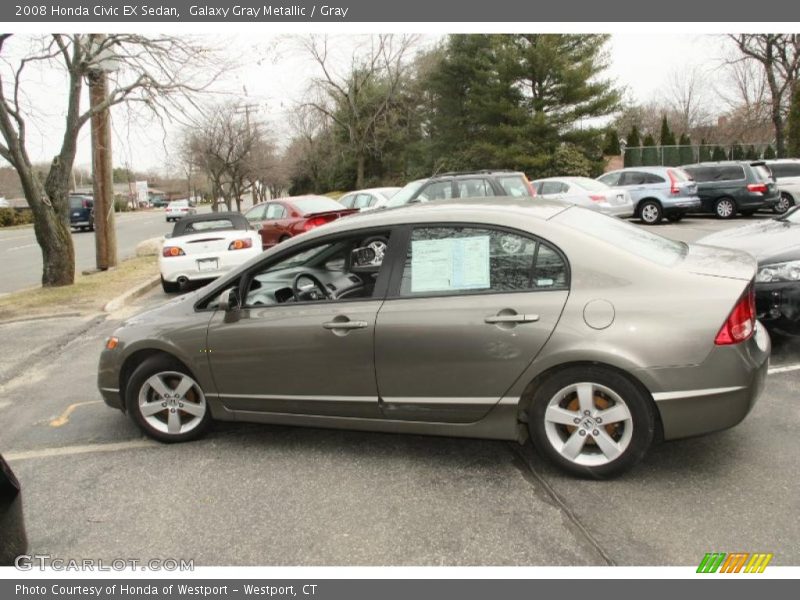 Galaxy Gray Metallic / Gray 2008 Honda Civic EX Sedan