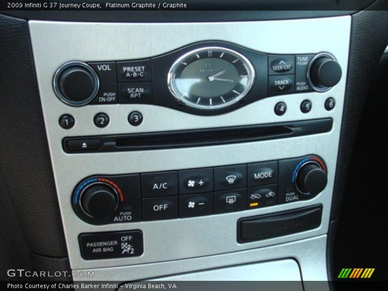Platinum Graphite / Graphite 2009 Infiniti G 37 Journey Coupe