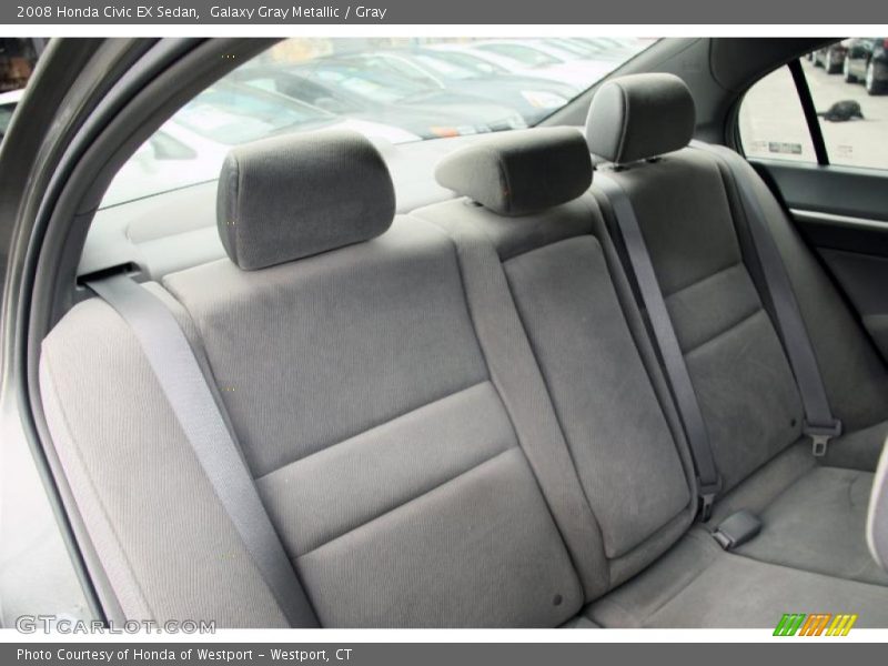  2008 Civic EX Sedan Gray Interior