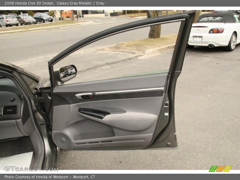 Galaxy Gray Metallic / Gray 2008 Honda Civic EX Sedan