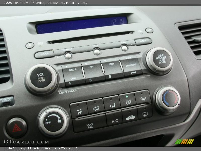Controls of 2008 Civic EX Sedan