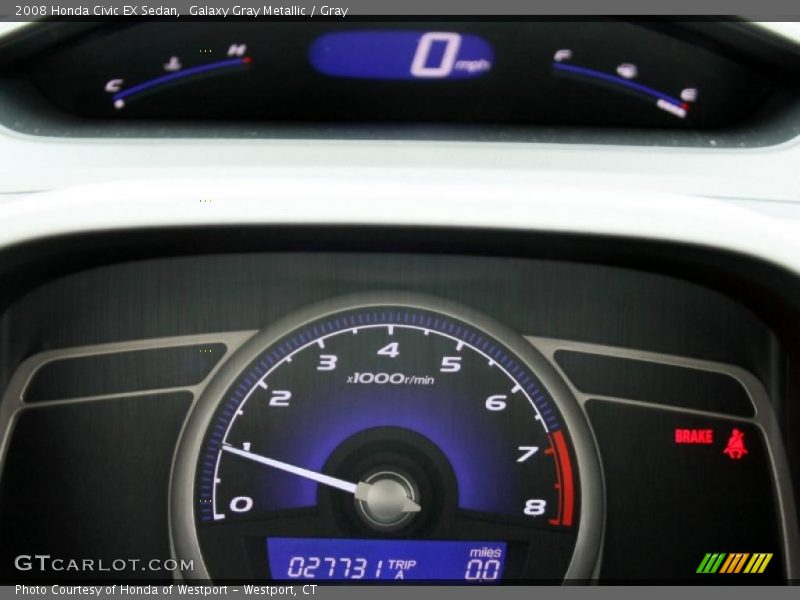  2008 Civic EX Sedan EX Sedan Gauges