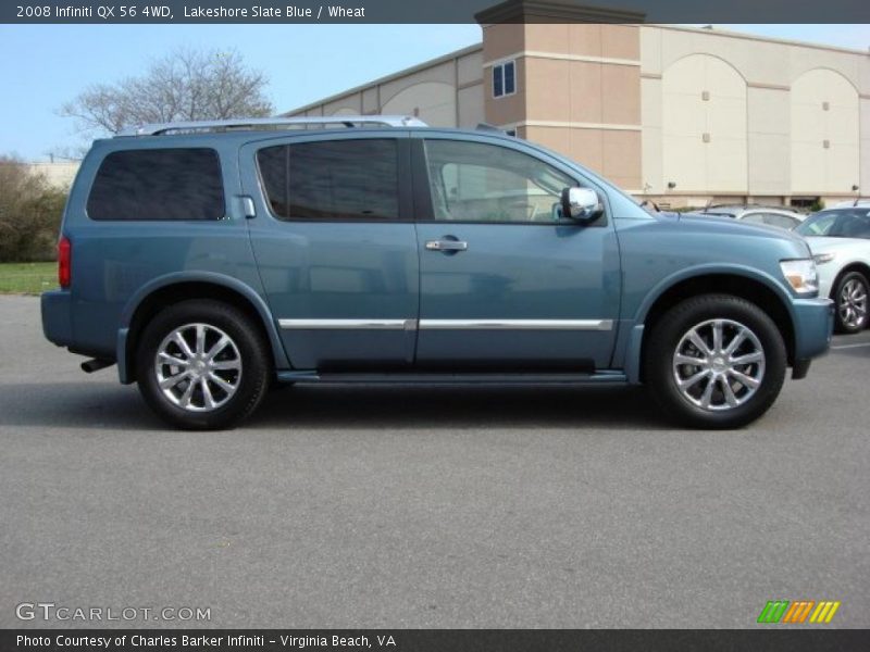 Lakeshore Slate Blue / Wheat 2008 Infiniti QX 56 4WD