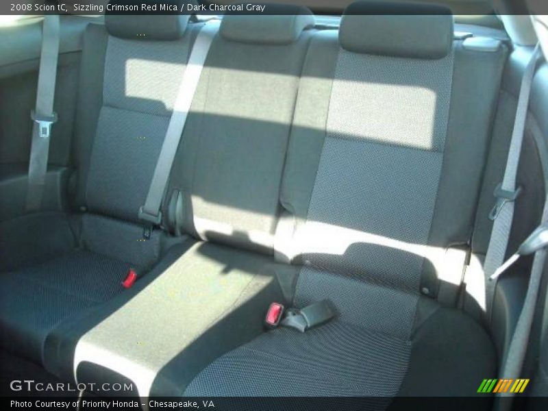 Sizzling Crimson Red Mica / Dark Charcoal Gray 2008 Scion tC