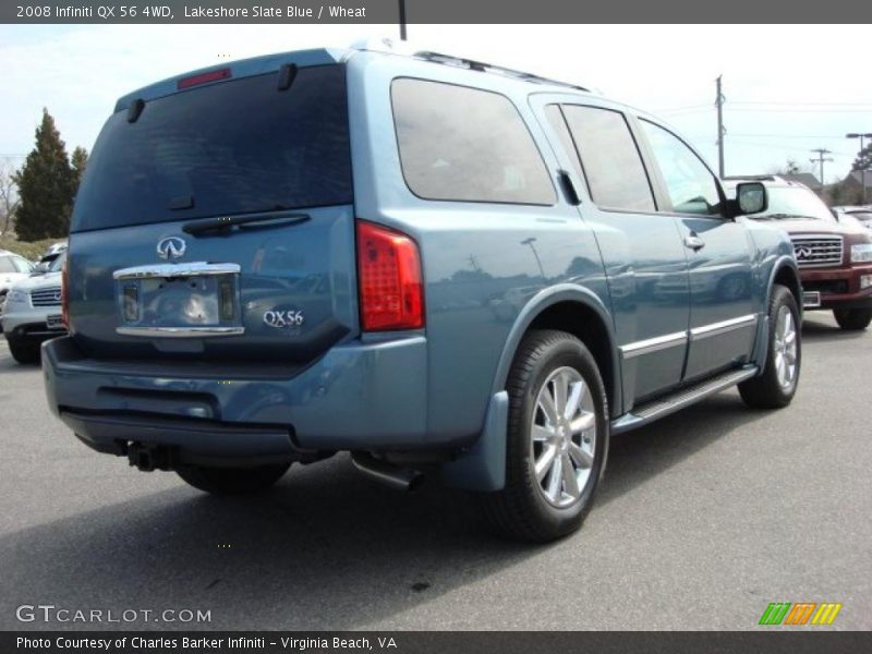 Lakeshore Slate Blue / Wheat 2008 Infiniti QX 56 4WD