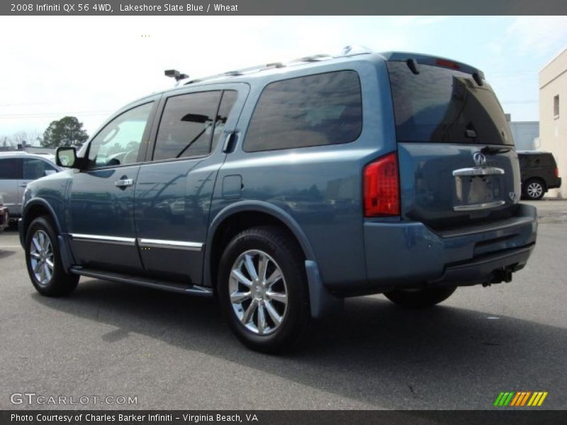 Lakeshore Slate Blue / Wheat 2008 Infiniti QX 56 4WD