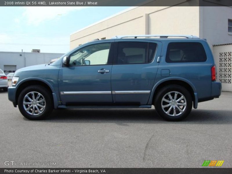 Lakeshore Slate Blue / Wheat 2008 Infiniti QX 56 4WD