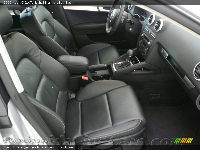 Light Silver Metallic / Black 2006 Audi A3 2.0T