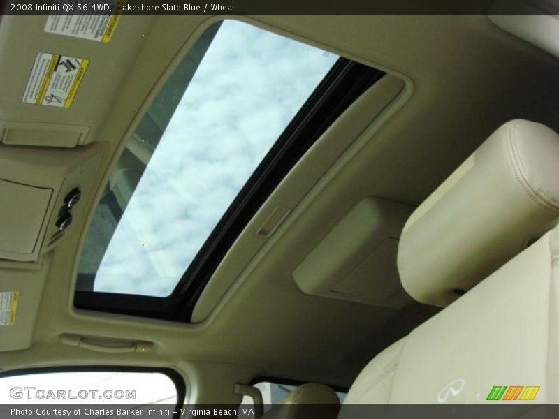 Lakeshore Slate Blue / Wheat 2008 Infiniti QX 56 4WD