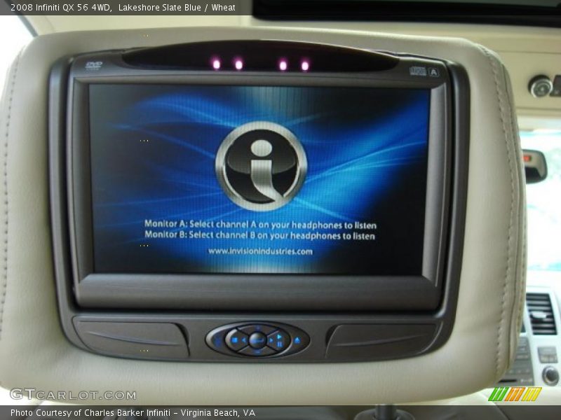 Lakeshore Slate Blue / Wheat 2008 Infiniti QX 56 4WD